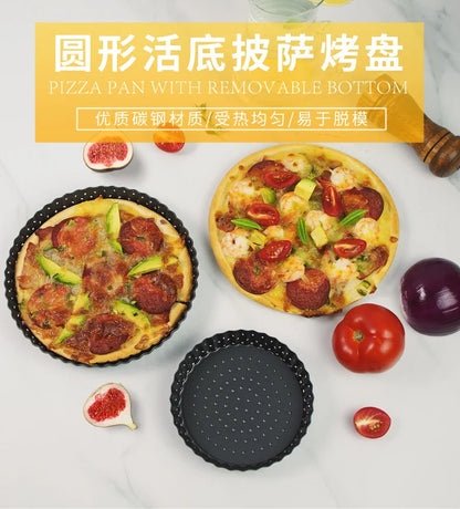 5/8/9 pollici Tortiera Perforata PIZZA Pan Antiaderente Torta Alla Frutta Stampi Per Torte Teglia Fondo Teglia Da Forno Bakeware Strumenti