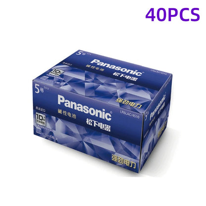 Batterie alcaline Panasonic AA/AAA da 1,5 V, adatte per fotocamere digitali, torce elettriche, lettori CD, mouse wireless, ecc.