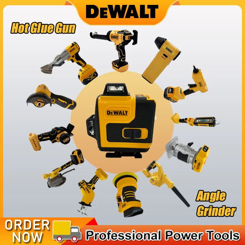 DEWALT Sega Alternativa, Mini Soffiatore Elettrico, Smerigliatrice Angolare 12V, Trimmer Brushless, Livella Laser, Sega da Taglio, Utensili Elettrici Multifunzione
