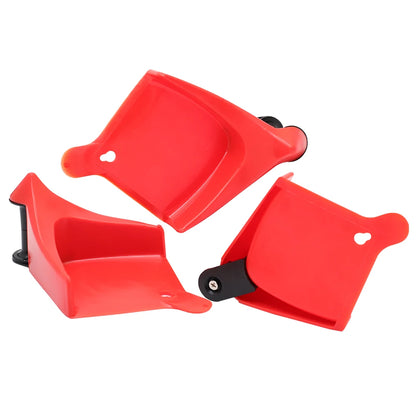 SPTA Set da 4 Guide per Tubi Auto, Cunei Antiscivolo per Pneumatici, Strumenti Anti-schiacciamento per Ruote