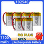 Batteria al litio 3,7 V 102540, 1100 mAh, batterie polimeriche + scheda di protezione PCB per localizzatore GPS, dispositivi MP3/MP4, batteria ricaricabile.