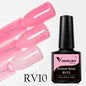 VENALISA Base in Gomma Cappotto Colore Gel per Unghie Smalto Gelatina Semi Trasparente Francese per Unghie Camouflage Soak off UV LED Gel per Unghie Smalto