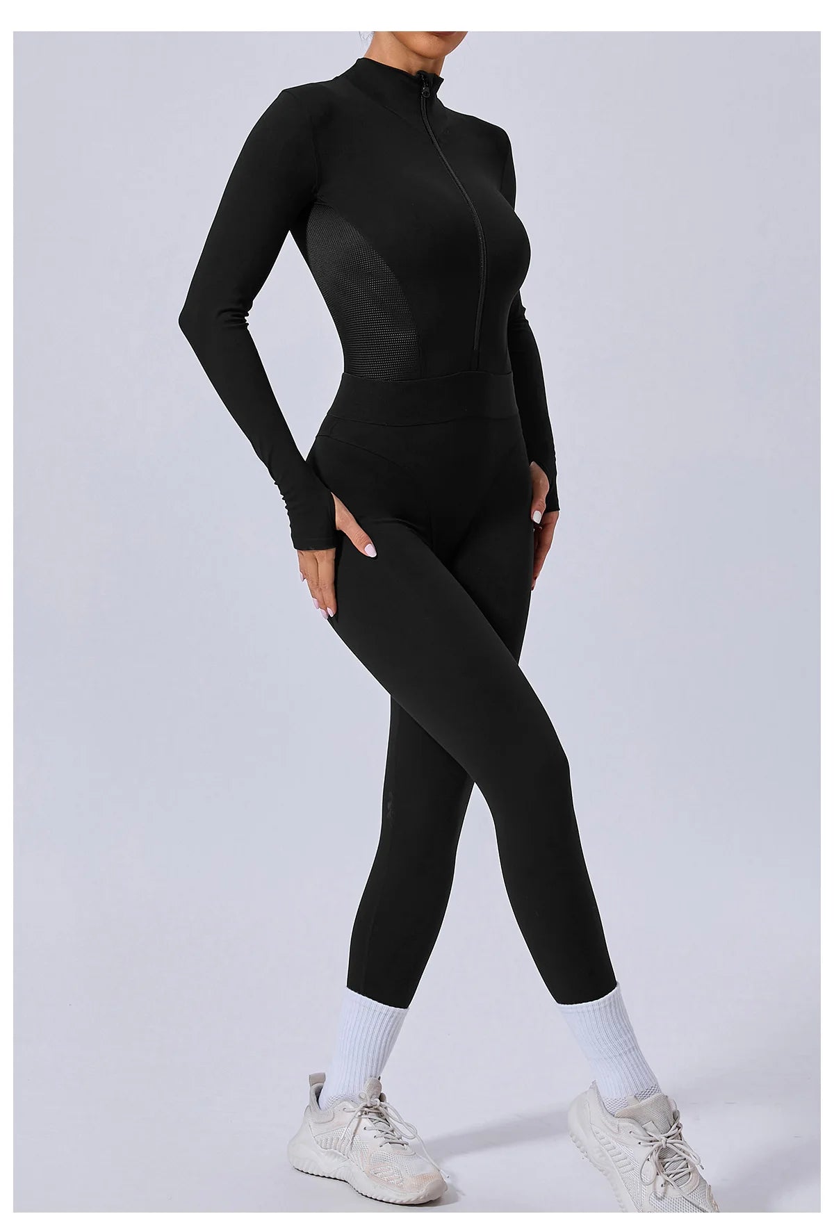 Tuta da donna Set da yoga Tuta intera Pagliaccetti femminili Abbigliamento da yoga ad asciugatura rapida Tute da allenamento Tuta sportiva a maniche lunghe