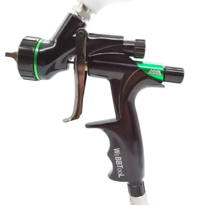 Pistola a spruzzo NVE pistola a spruzzo ad aria con ugello in acciaio inossidabile da 1.3mm per vernice a spruzzo per auto pistola a spruzzo con vernice a base d'acqua aerografo