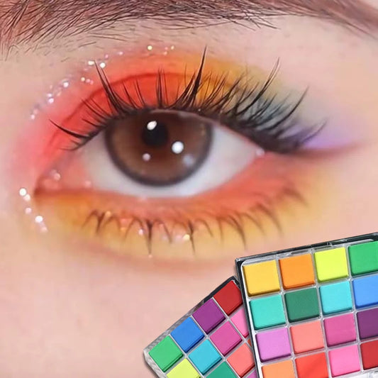 Palette Ombretti Natalizia 16 Colori Artistici: Shimmer, Glitter, Matte, Lunga Durata, Alta Saturazione