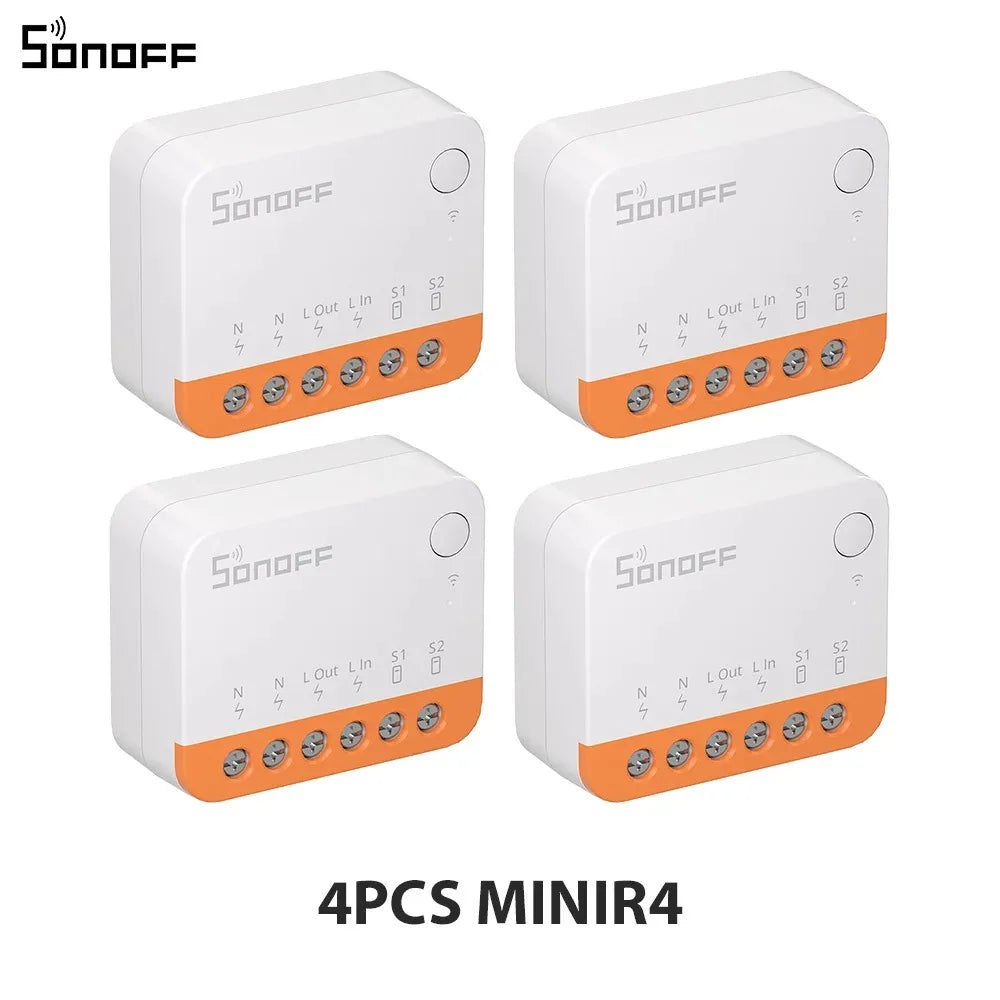 Sonoff Mini R4 Extreme Sonoff Minir4 Mini Sonoff R4 Wifi Smart Switch Interruttore relè Smart Home a 2 vie Modulo wireless tramite EWelink