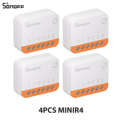 Sonoff Mini R4 Extreme Sonoff Minir4 Mini Sonoff R4 Wifi Smart Switch Interruttore relè Smart Home a 2 vie Modulo wireless tramite EWelink
