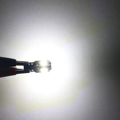 10x W5W T10 LED CANBUS No Error 5W5 12V 5W 600Lm Super Bright Car Interior Luce laterale 194 3030 SMD Lampadina automatica Bianco Ambra Rosso