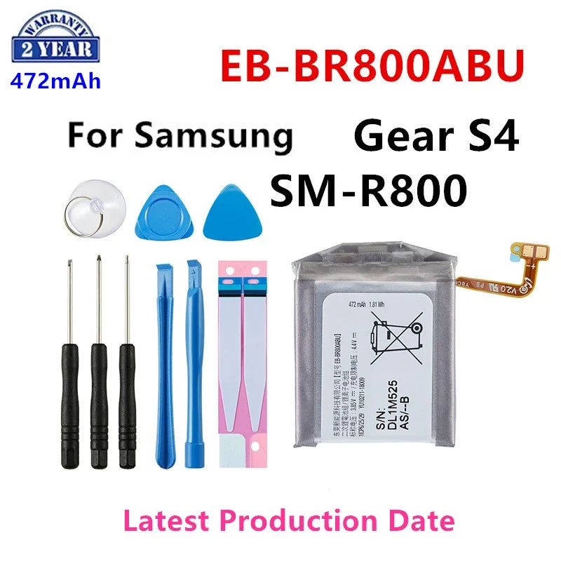 Nuovissima batteria EB-BR800ABU EB-BR760ABE per Samsung Gear 3 Frontier / Classic Gear S4 SM-R770 SM-R760 SM-R800 SM-R805