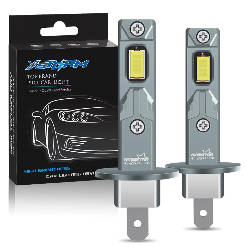 XSTORM H1 Faro LED Canbus 20000LM 80W H11 H4 Lampadine a LED Auto H7 Faro Fendinebbia 8CSP Chip Autor Lampade Plug & Play