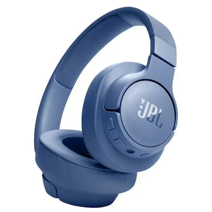 Cuffie wireless JBL Tune 720BT, modello on-ear, con tecnologia Bluetooth 5.0, cancellazione del rumore, ideali per il gaming e lo sport, con funzione vivavoce, 720 BT.