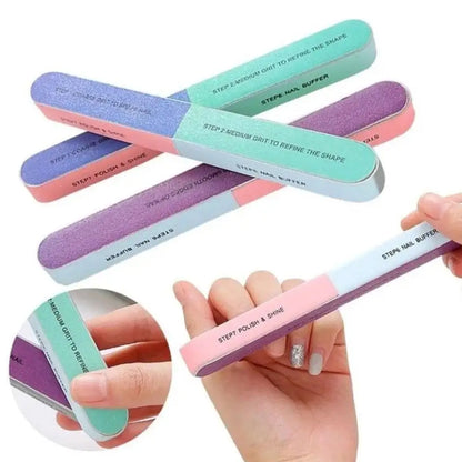 1 pz Lima per Unghie Professionale 7-in-1 per Rimuovere le Imperfezioni della Superficie delle Unghie, Lucidare e Levigare, Strumenti per Manicure e Bellezza delle Unghie U0Q52028