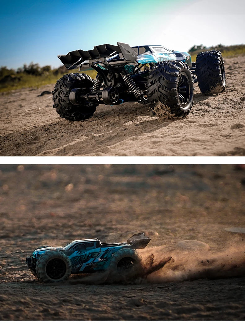 ZWN 1:16 70KM/H o 50KM/H Auto RC 4WD con LED, Auto Telecomandate ad Alta Velocità, Monster Truck da Drift per Bambini Vs Wltoys 144001 Giocattoli
