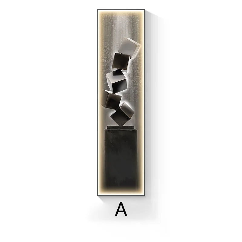 Lampada da Parete a LED Moderna di Lusso, Decorazione per Ingresso, Quadro Sottile da Parete, Lampada da Corridoio di Alta Gamma