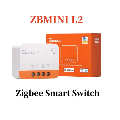SONOFF SNZB-06P SNZB-05P Zb Bridge Pro Sensore di perdite d'acqua Zigbee ZbminiL2 SNZB-02D Sensore per porte e finestre Sensore di temperatura e umidità