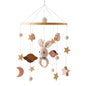 Carillon girevole per neonati Culla Imitazione Colore legno Appeso Sonaglio Bambino Lenitivo Giocattoli musicali 0-12 mesi Regalo per bambini