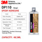 Adesivo Epossidico Originale 3M DP110 Scotch-Weld 50ML Colla Strutturale Flessibile Bicomponente per Metallo Plastica Legno Ceramica