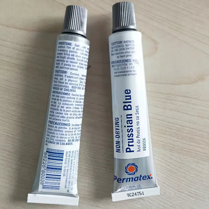 Permatex 80038 Prussian Blue Fitting Compound 0.75 oz Pasta Non Essiccante per Cuscinetti, Valvole, Ingranaggi, Utensili per Motori Automobilistici