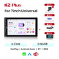 MEKEDE Autoradio universale da 7/9/10.1 pollici con CarPlay e Android Auto, navigatore GPS Android, lettore multimediale per Peugeot, VW, Nissan, Hyundai, Kia, Benz, Audi, BMW, con WiFi, touchscreen, autoradio, lettore video,