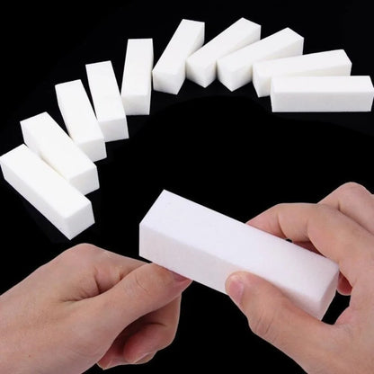 Set professionale di lime e blocchi per la levigatura e la lucidatura delle unghie, disponibile in confezioni da 1, 10 o 50 pezzi – strumenti per manicure, pedicure, levigatura, lucidatura e decorazione delle unghie.