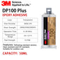 Adesivo epossidico originale 3M DP100 Scotch Weld 50ML Adesivo strutturale trasparente a due componenti DP100NS DP100PLUS