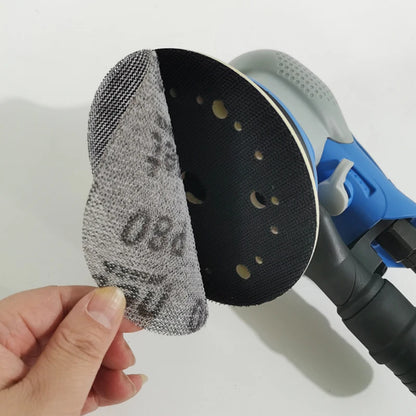 MIRKA 5 "125mm Carta vetrata a rete Levigatura senza polvere Lucidatura per mobili per auto Smerigliatrice a secco rotonda Abrasiva