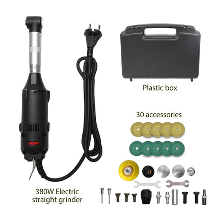 Lucidatrice Elettrica Portatile per Fughe di Piastrelle da 350W, Lucidatrice per Fughe di Piastrelle in Ceramica per Pavimenti, Corridoi e Decorazioni Domestiche