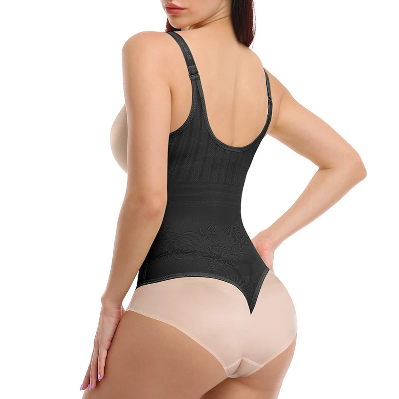 Body modellante sexy a perizoma da donna, contenitivo snellente per tutto il corpo, corsetto modellante vita, controllo pancia, intimo modellante e contenitivo