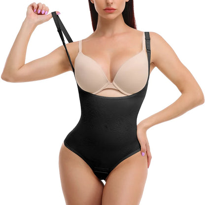 Body modellante sexy a perizoma da donna, contenitivo snellente per tutto il corpo, corsetto modellante vita, controllo pancia, intimo modellante e contenitivo
