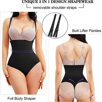 Body Modellante Donna Contenitivo Integrale, Intimo Modellante Contenitivo Pancia, Solleva Glutei Push-Up, Corsetto Contenitivo Addominale