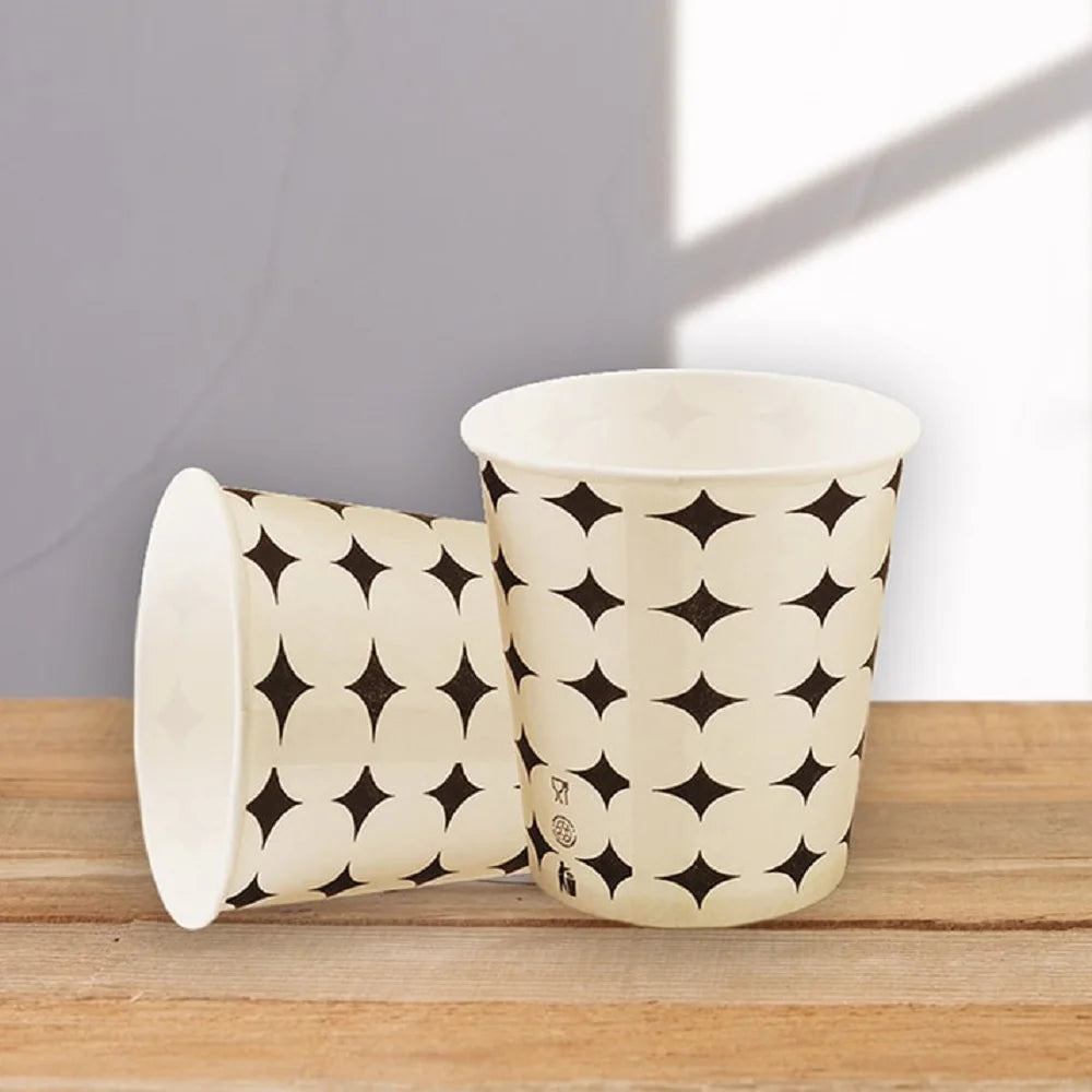 Bicchieri di carta da 180ml 50 pezzi usa e getta caffè tè tazza di latte accessori da cucina forniture per feste tazze usa e getta bicchieri di carta per caffè