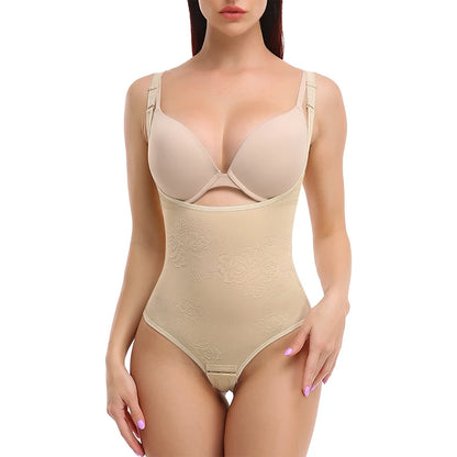 Body modellante sexy a perizoma da donna, contenitivo snellente per tutto il corpo, corsetto modellante vita, controllo pancia, intimo modellante e contenitivo