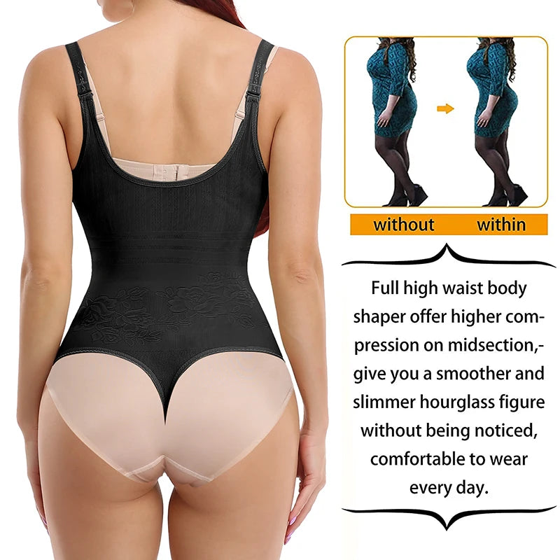 Body modellante sexy a perizoma da donna, contenitivo snellente per tutto il corpo, corsetto modellante vita, controllo pancia, intimo modellante e contenitivo