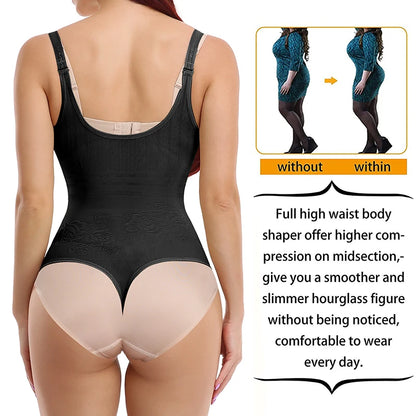 Body modellante sexy a perizoma da donna, contenitivo snellente per tutto il corpo, corsetto modellante vita, controllo pancia, intimo modellante e contenitivo