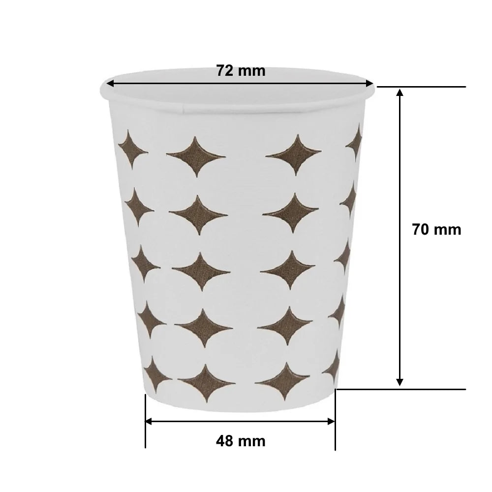 Bicchieri di carta da 180ml 50 pezzi usa e getta caffè tè tazza di latte accessori da cucina forniture per feste tazze usa e getta bicchieri di carta per caffè