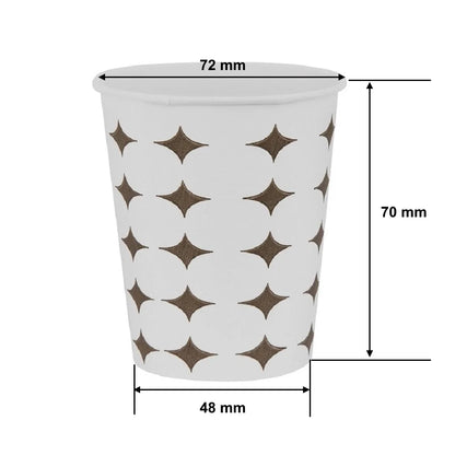 Bicchieri di carta da 180ml 50 pezzi usa e getta caffè tè tazza di latte accessori da cucina forniture per feste tazze usa e getta bicchieri di carta per caffè