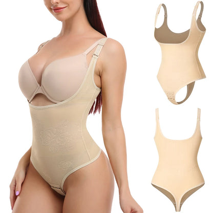 Body modellante sexy a perizoma da donna, contenitivo snellente per tutto il corpo, corsetto modellante vita, controllo pancia, intimo modellante e contenitivo