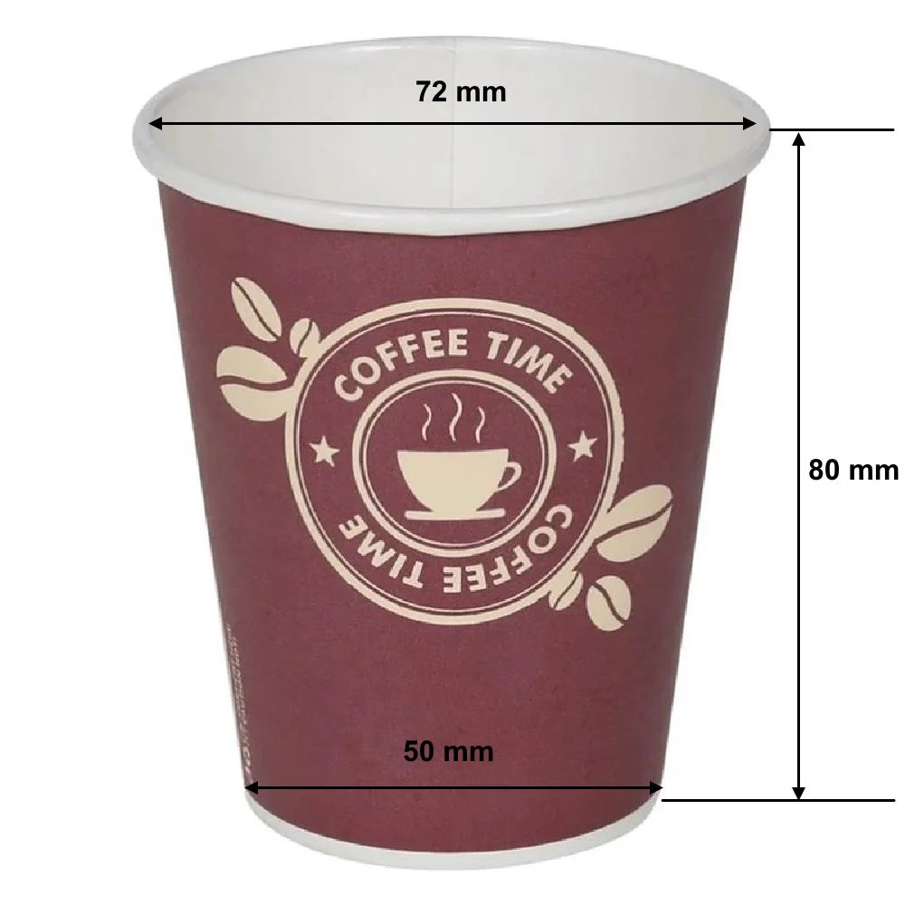 Bicchieri di carta da 180ml 50 pezzi usa e getta caffè tè tazza di latte accessori da cucina forniture per feste tazze usa e getta bicchieri di carta per caffè