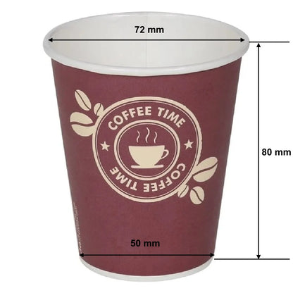 Bicchieri di carta da 180ml 50 pezzi usa e getta caffè tè tazza di latte accessori da cucina forniture per feste tazze usa e getta bicchieri di carta per caffè